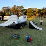 Airbag Landing For Bmx And Mtb Bikes