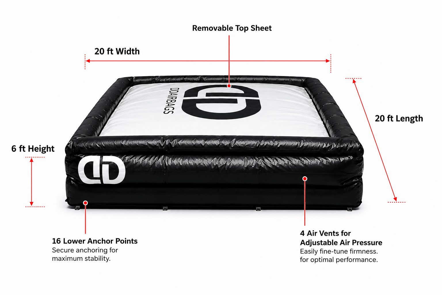 Send It Standard Flat Airbag