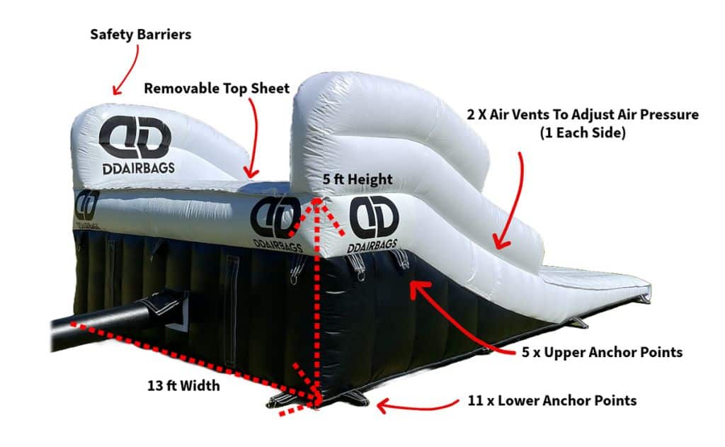 Airbag Landing For Bmx And Mtb Bikes