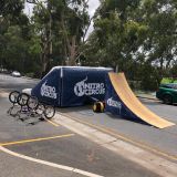 NITRO Circus airbag landing for bmx/mtb