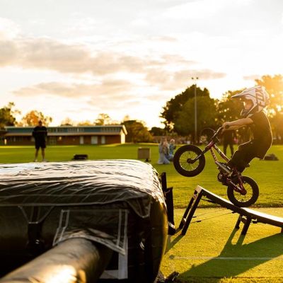 BMX Inflatable Airbag Landing