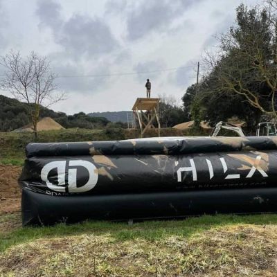Atterraggio con airbag per MTB